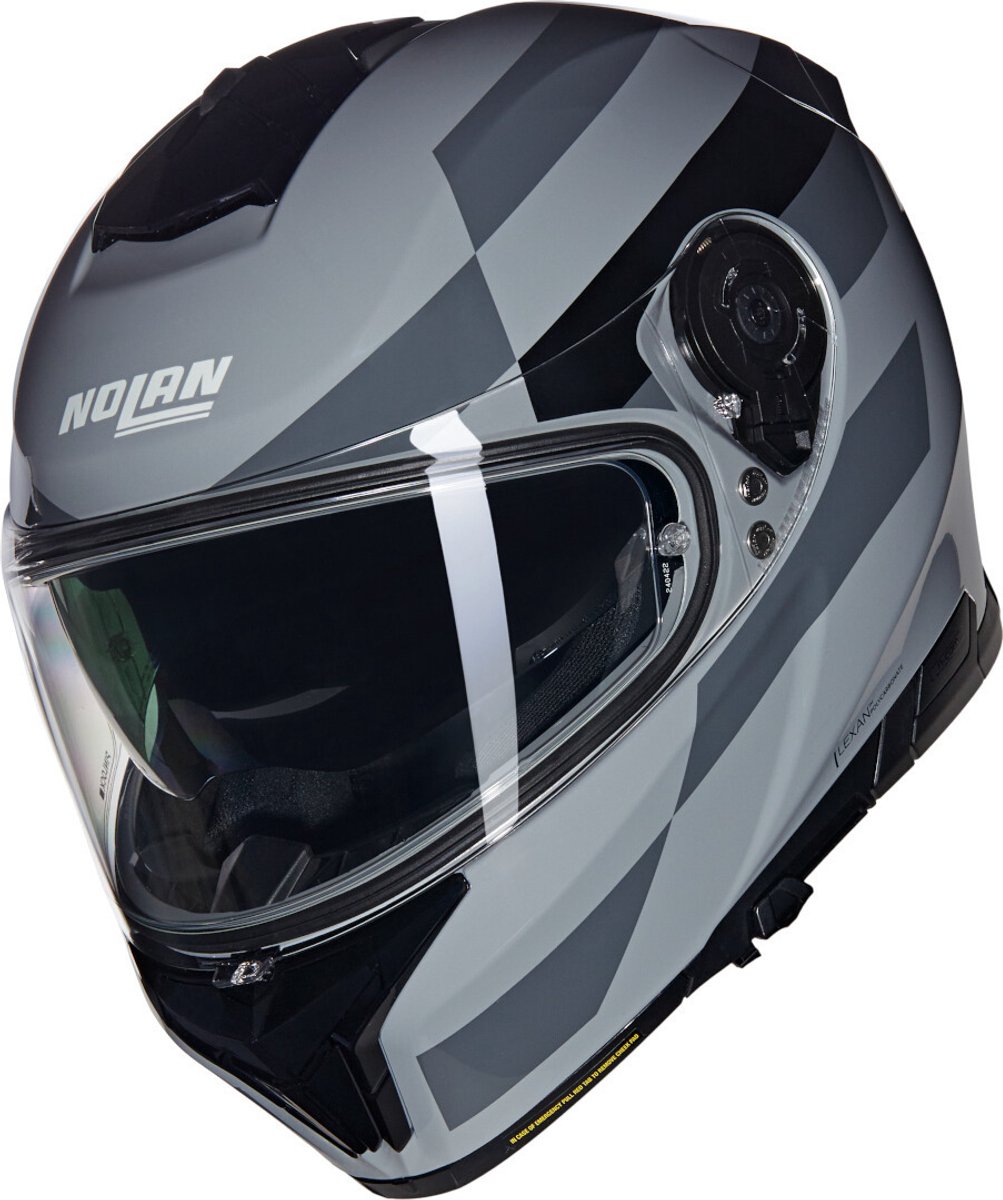 Nolan N80-8 Alfiere 345 Grijs Zwart Glossy Integraalhelm - Maat S - Helm