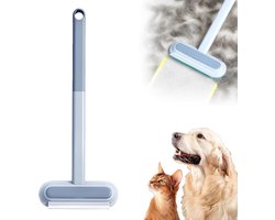 Multifunctionele dierenhaarverwijderaar - tapijtontharingshulpmiddel - Huisdierhaar Verwijderaar - hondenharen verwijderen - Dierenhaarverwijderaar en Pluisverwijderaar - Herbruikbaar - lange handgreep - voor Hond Kat Haar
