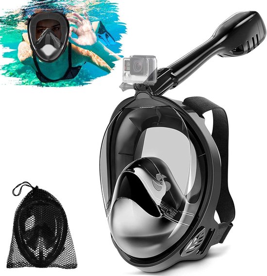 Masque De Plongée Intégral 180° : Anti-buée, Anti-fuite Et Compatible Caméra !
