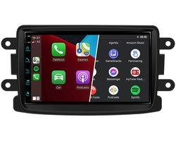 Carplay autoradio voor Dacia Duster, Dokker, Logan, Lodgy, Sandero | 2012 t/m 2020 | Android 13 | Draadloos Apple Carplay & Android Auto | 2GB + 64GB | Denago | 2012 2013 2014 2015 2016 2017 2018 2019 2020 | Bluetooth | Full Touch