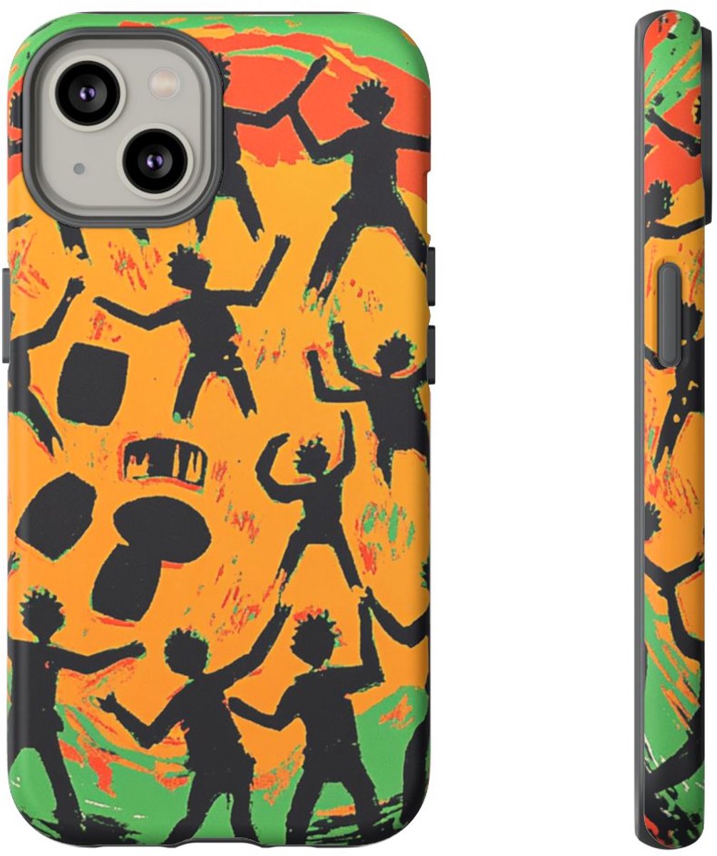 Tribal Dance Mat Design – Telefoonhoesje Geschikt voor iPhone 14