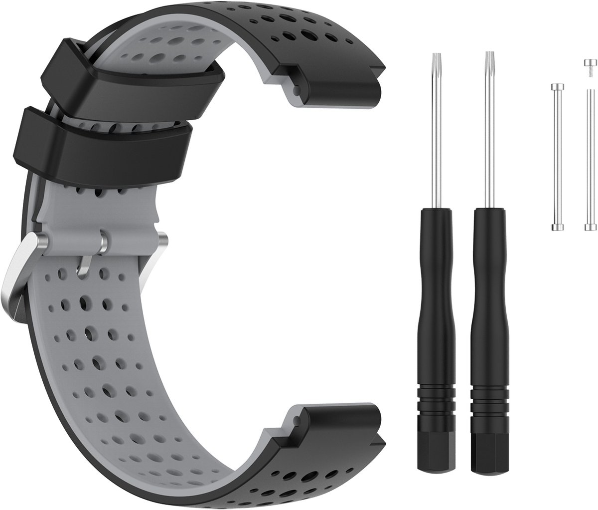 Horlogeband siliconen Geschik voor Garmin Forerunner 220, 230, 235, 630, 620