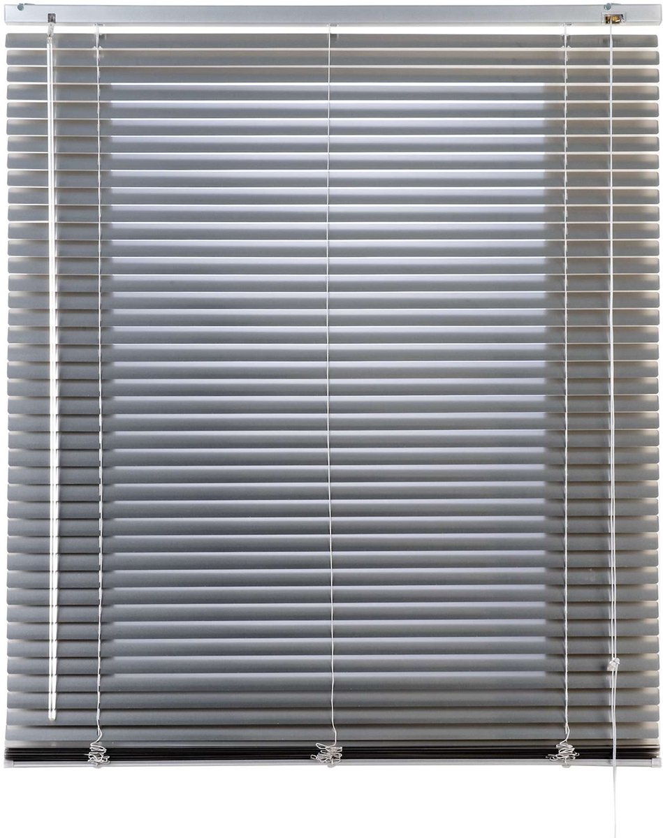 Storesdeco Aluminium Jaloezieën met Koord Grijs 90x160 Grey