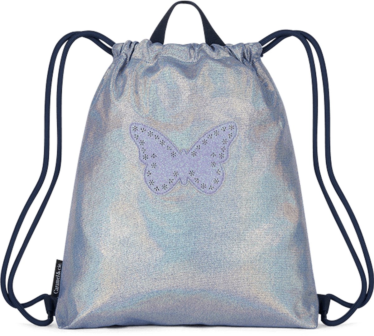 Caramel & Cie Zwem-/Turnzak Blue Iridescent Butterfly - Blauw