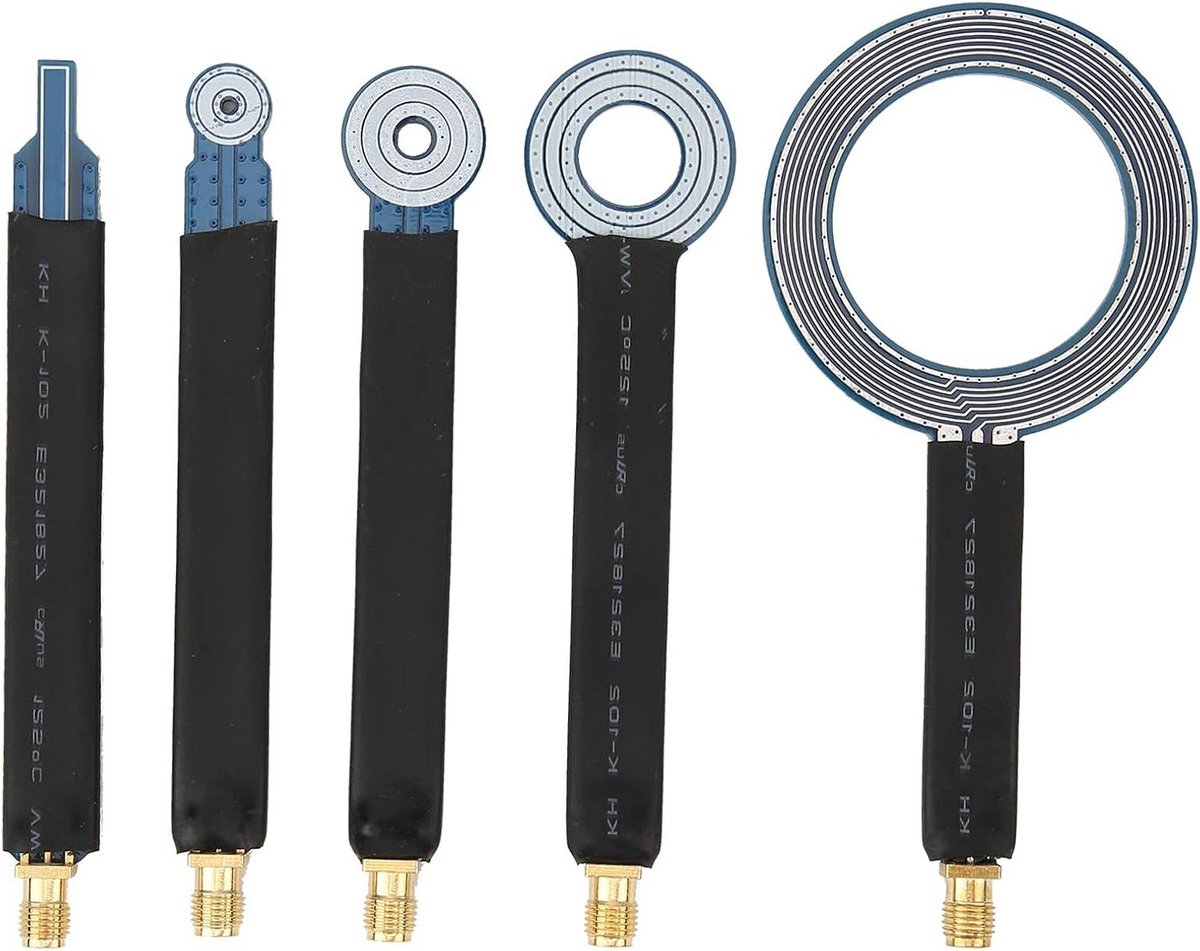 Set van 5 near-field magnetische veldprobes voor EMC EMI met SMA-antennes en geleiding stralingstest.