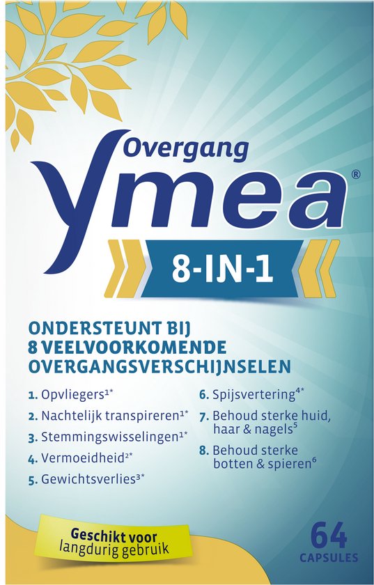 Ymea Overgang 8 in 1 – Ondersteunt bij 8 overgangsverschijnselen