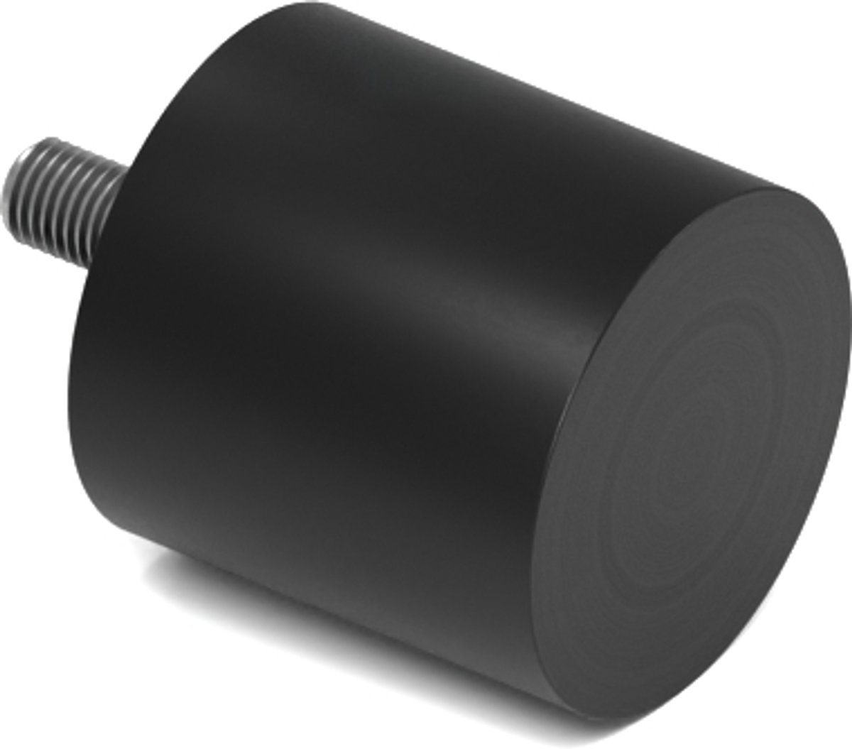 Rubbermagazijn - Trillingsvoet - Type D - 40x40mm - M8 - Set 10 stuks