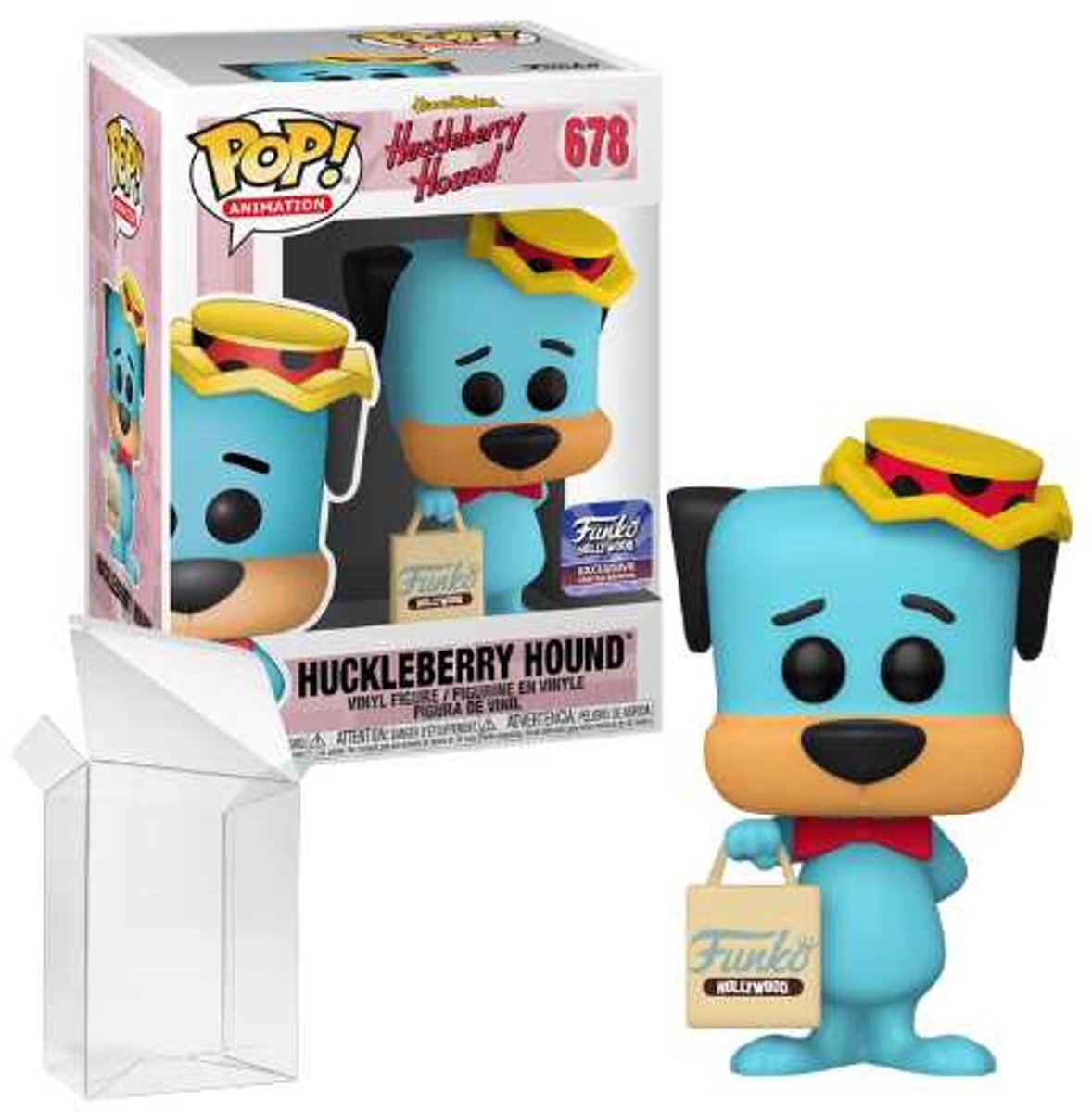Funko Pop! Animation: Huckleberry Hound - Huckleberry Hound (with Hollywood Bag) #678 Funko Exclusiv