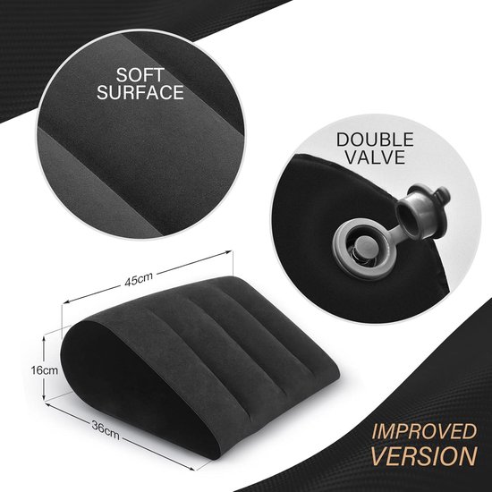 Opblaasbaar Zwangerschapskussen met Buikgat, PVC -materiaal Comfortabel