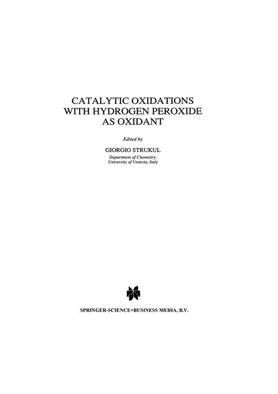 Catalytic Oxidations with Hydrogen Peroxide as Oxidant - cover