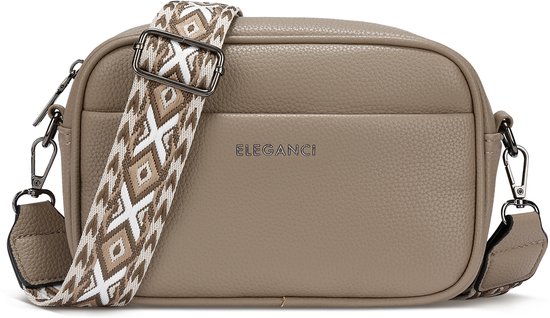 Eleganci® - Sac banane femme - Sac téléphone - Sac banane femme bandoulière - Sac Festival avec bandoulière réglable - Kaki