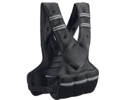 Gewichtsvest - Verzwaarde Vest - Verstelbaar 9-14,5 kg - 6 Gewichtszakken met ijzerzand - Reflecterende Strip - Voor Hardlopen & Krachttraining - Unisex