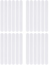 Antislipstrips voor bad en douche - Antislipstickers - Badstickers - Zelfklevende antislipstickers - Antislipmatten - Geschikt voor badkuipen, douches, trappen Antislipmatten - 24 stuks - Transparant
