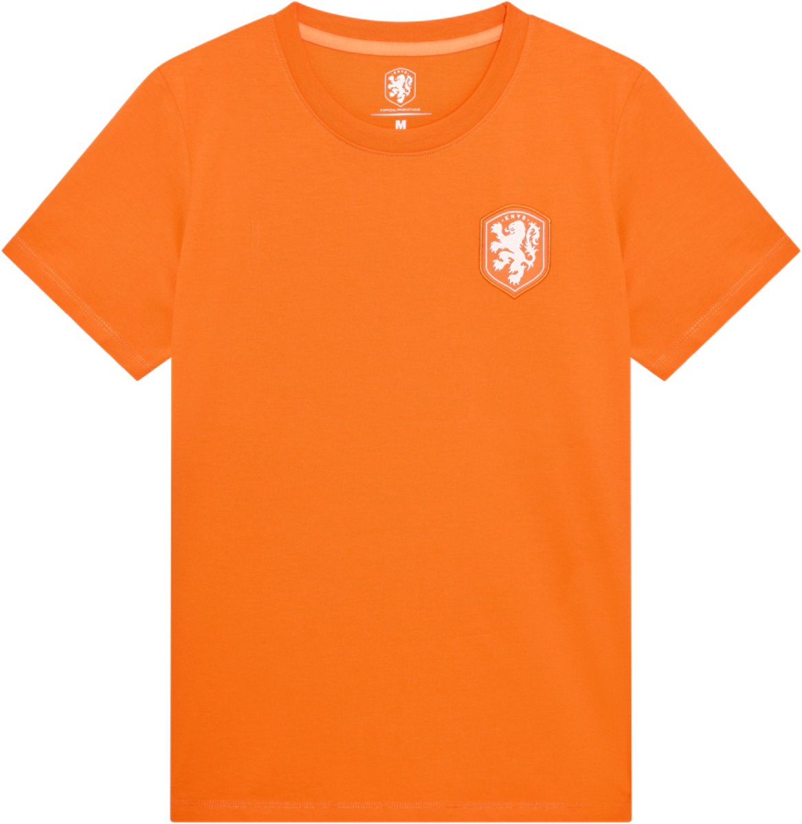 Nederlands Elftal Logo T-shirt Heren - Maat XXL - Oranje - KNVB - Voetbalshirt - Fankleding - Merchandise