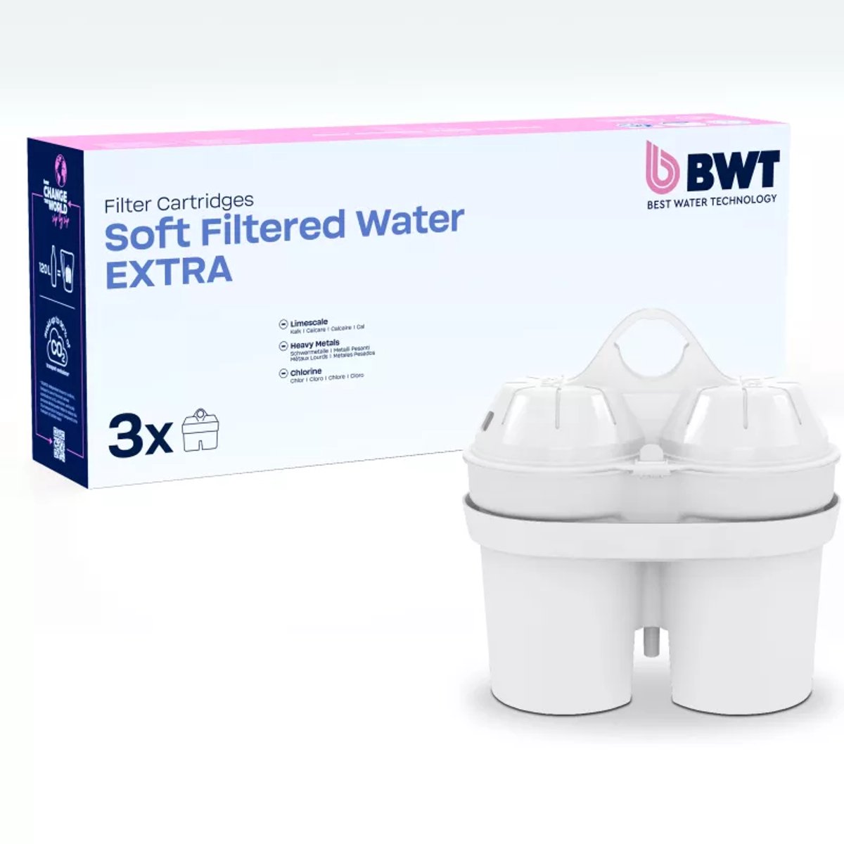 BWT - Soft Filtered Water Extra 3 Pack