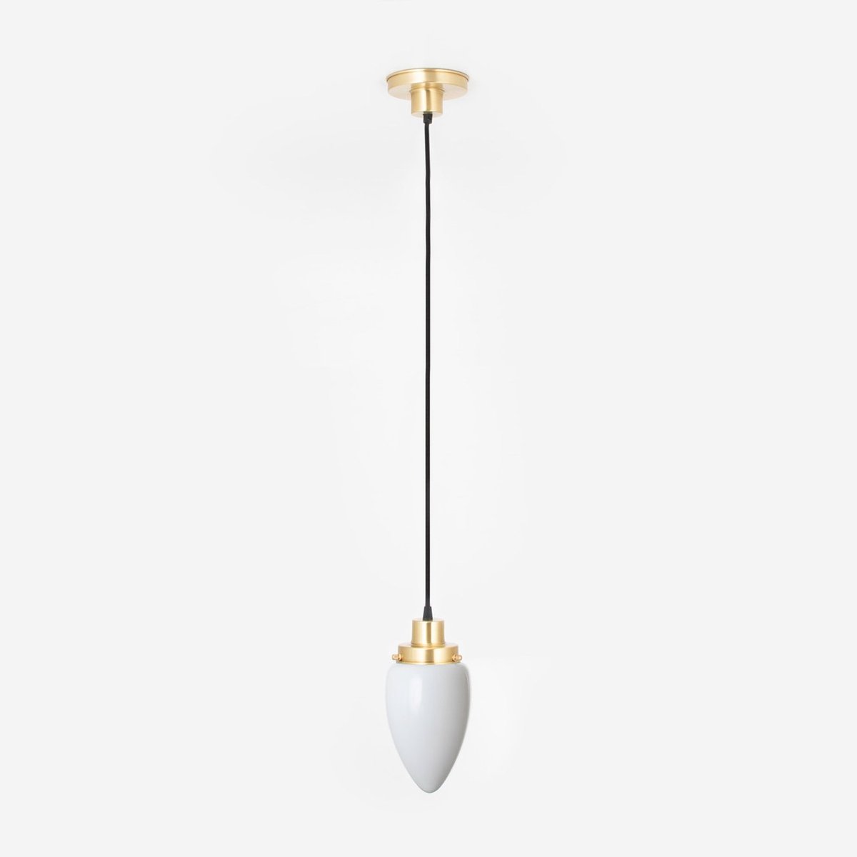 Hanglamp aan snoer Menhir Small 20's Messing - Art Deco Trade
