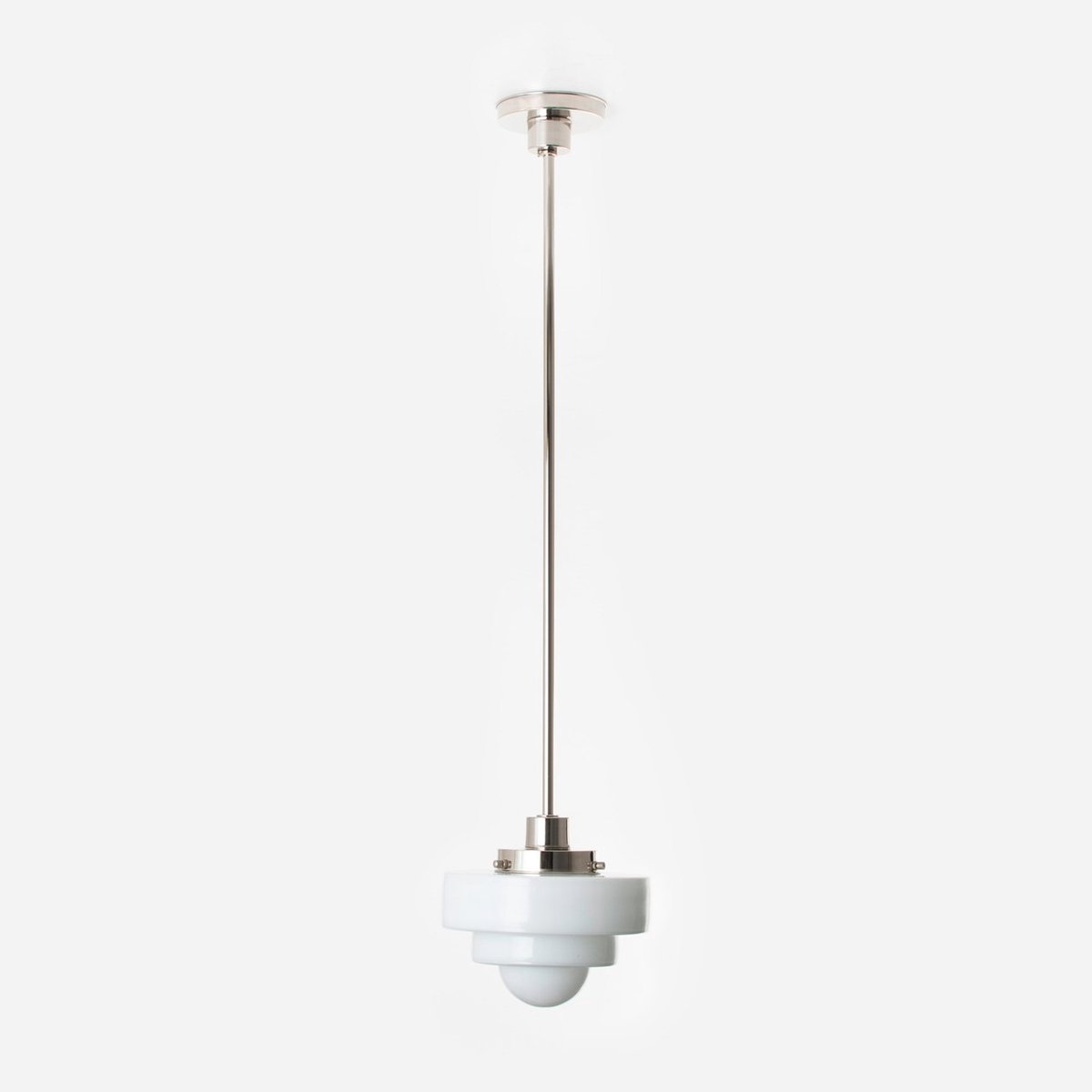 Coloured by Art Hanglamp Lorm 20's Nikkel - Art Deco Trade