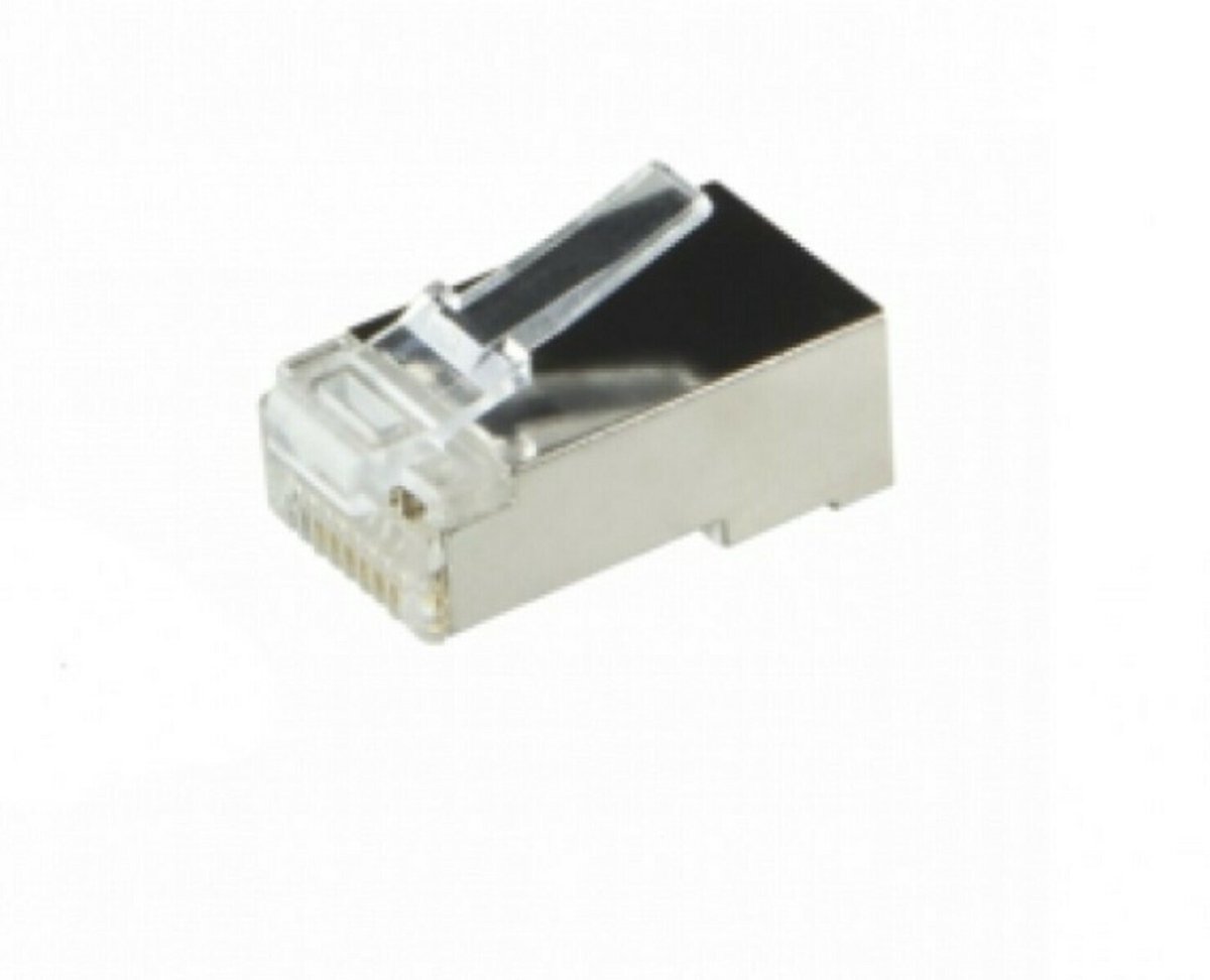 DANICOM FTP CAT6 RJ45 Connector - voor stugge kern - 10 stuks