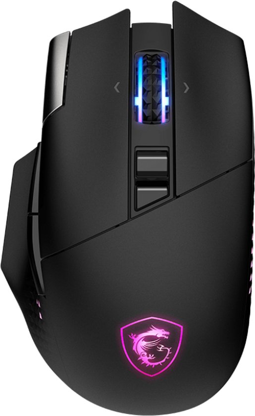 MSI VERSA PRO WIRELESS MOUSE DOCK PRO - RGB - Magnetisch Oplaadstation - tot 80uur batterijduur