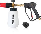 PROKING Canon à mousse à neige et pistolet à gâchette courte – Compatible Karcher série K – K2, K3, K4, K6, K7 – Pulvérisateur à mousse pour voiture – Pistolet à mousse de haute qualité pour un nettoyage en profondeur
