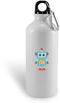 Hacebo® - Robot waterfles - Kind - baby's - speelgoed - cadeau voor een kind - peuter - water fles - 600ML