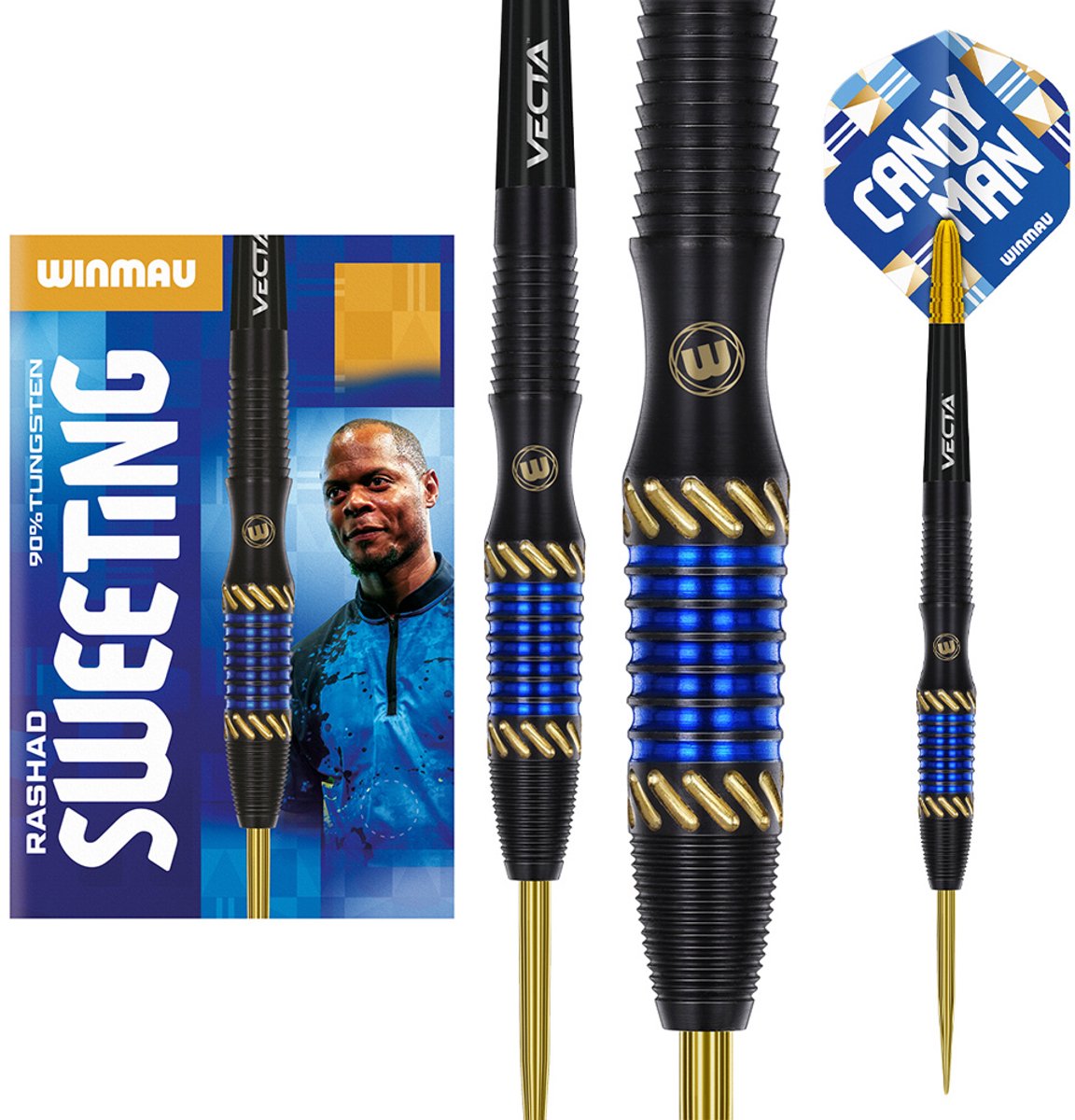 Winmau Rashad Sweeting 90% - Dartpijlen