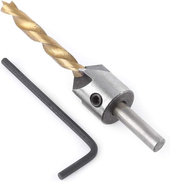 Dormer Lange Verzinkboor 90° HSS, met 3-snijkanten - | Uniek