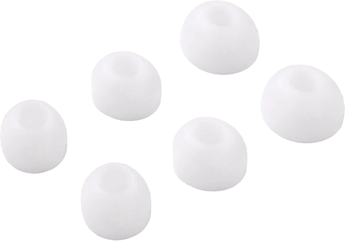 Ibley ComfortFit Oortips voor JBL Tune Buds wit - Siliconen Earbuds - 3 Maten - 3 Paar