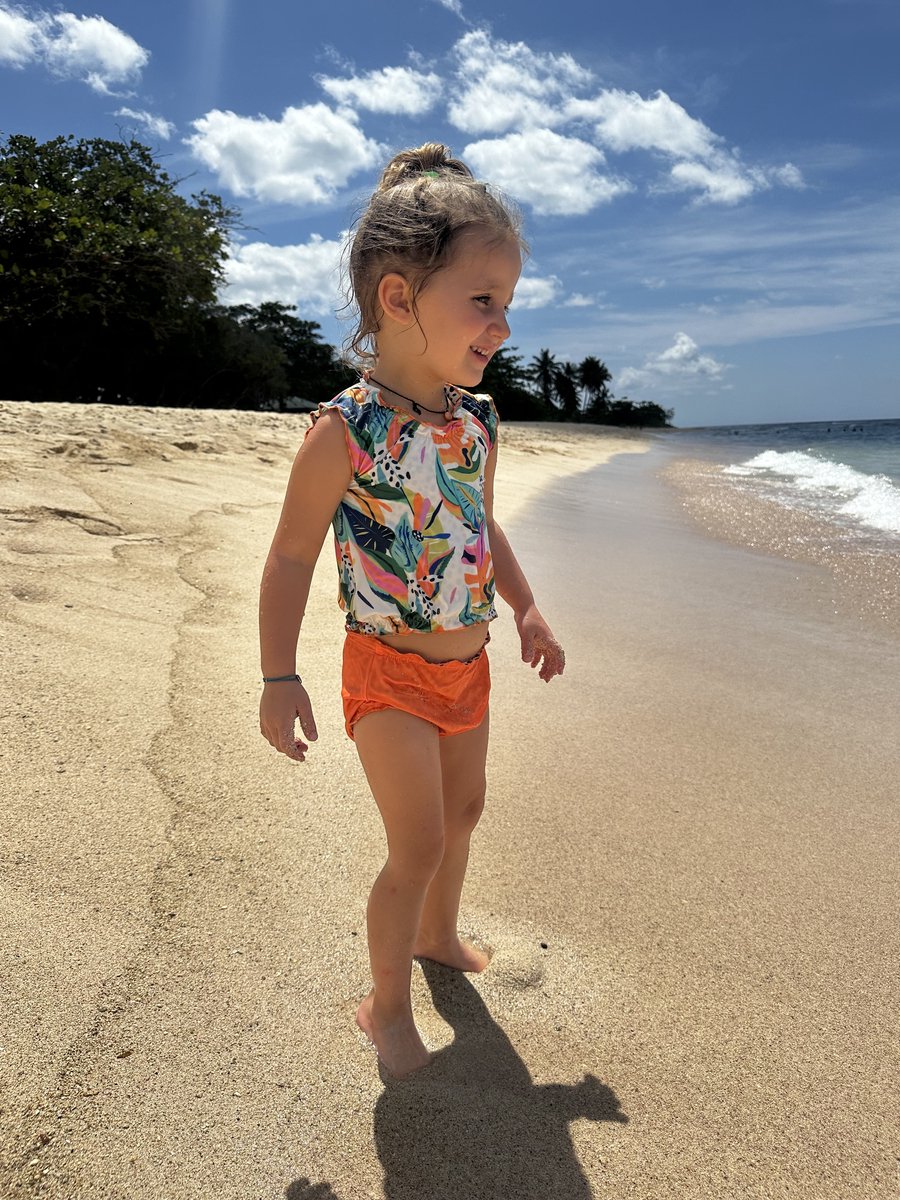 Ducksday - Omkeerbare tankini met haarlint - voor meisjes - UPF 50+ - Driedelige zwemset - Moana — afbeelding 11
