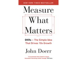 Omslag van Measure What Matters