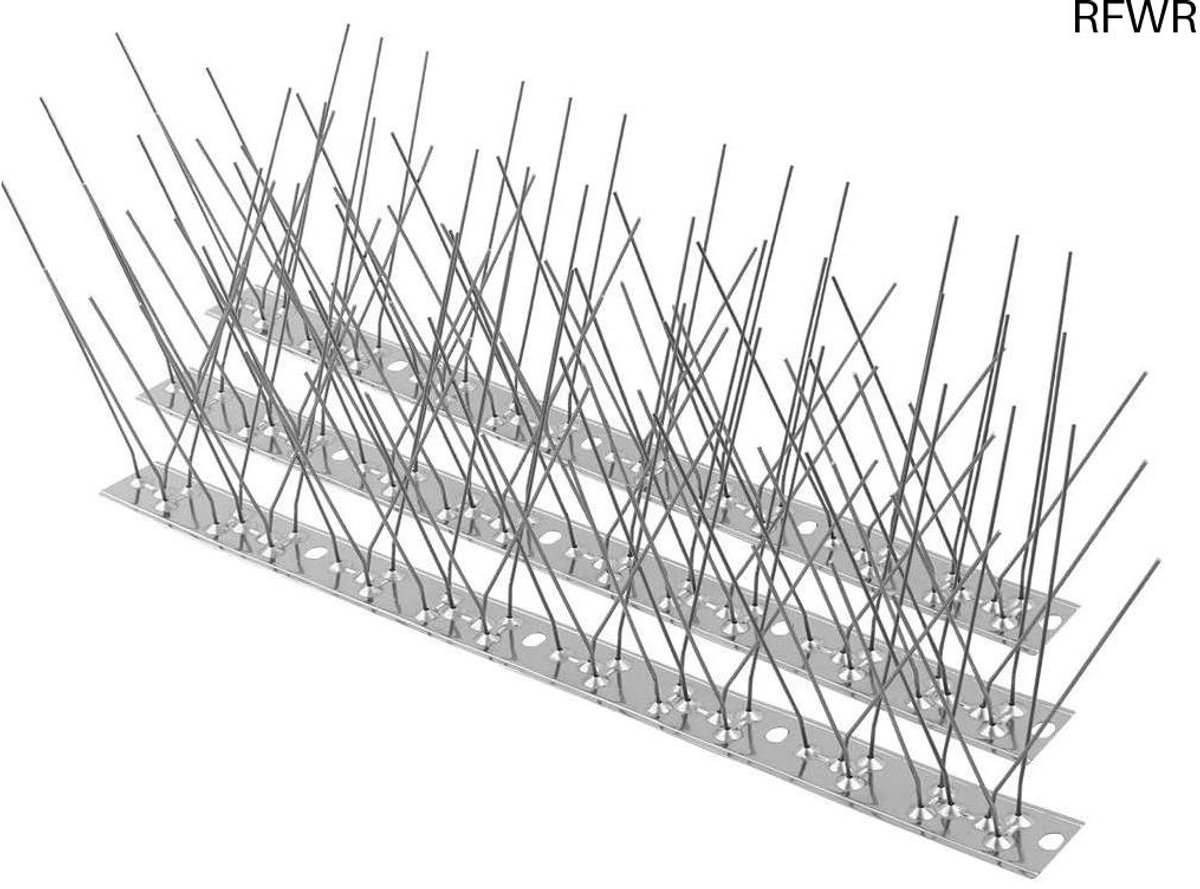 RFWR® Roestvrijstalen Duiven- en Vogelafweer Spikes voor Balkon, Dak en Tuin - 1 Meter