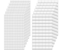 XIATIAN 1980 Pieces Small Adhesive Dots, Double Sided Adhesive Pods, 3D Foam Adhesive Pads, Self Adhesive Square Adhesive Points for DIY Scrapbooking, Crafts (12mm, 6mm)