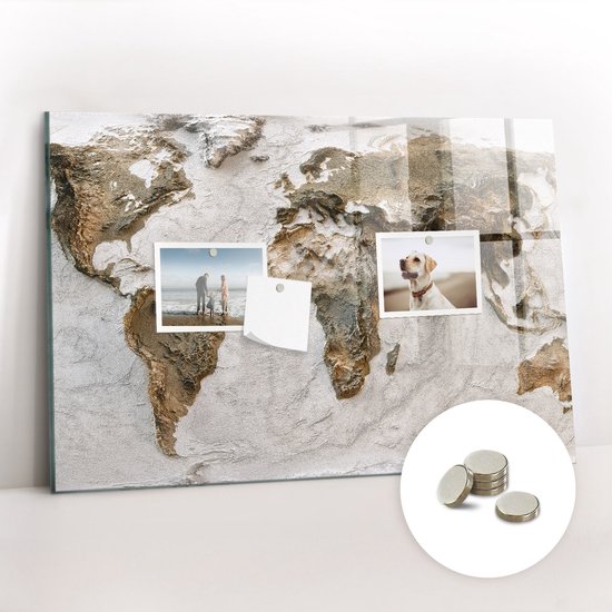 SIGEL GL283 Premium glazen magneetbord 60 x 40 cm motief sterrenhemel