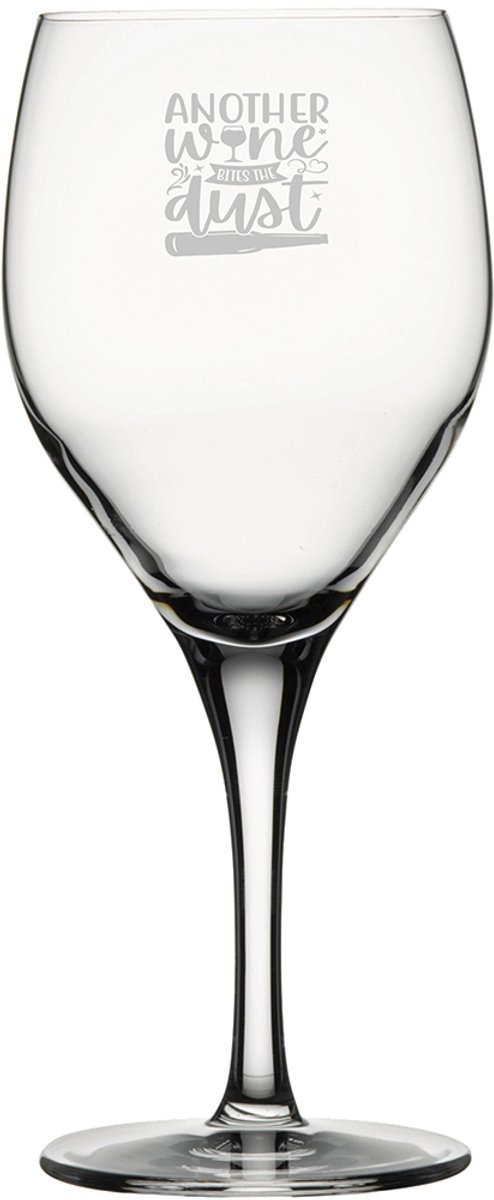 Gegraveerde Rode wijnglas 42.5cl Another wine bites the dust