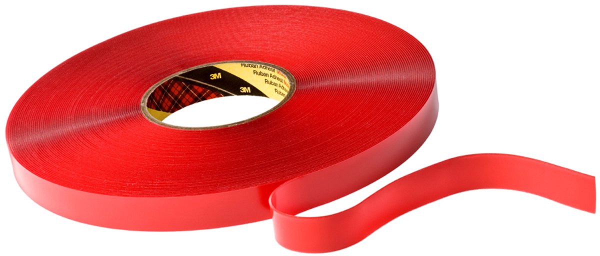 3M VHB Hochleistungs-Klebeband 4910F, 6 mm x 33 m transparent, doppelseitig klebend, anpassungsfähig für - 1 Stück (4910F6)