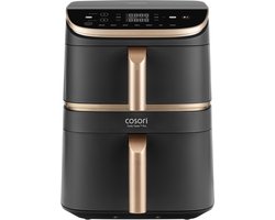 Cosori Turbo Tower Pro Smart Enkel 10,8 l Vrijstaand 2630 W Heteluchtfriteuse Zwart, Goud