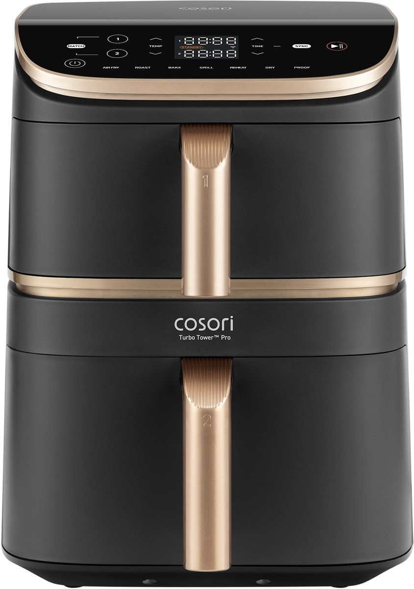 Cosori Turbo Tower Pro Airfryer met 2 Lades 10,8 l - Product - €324,88
