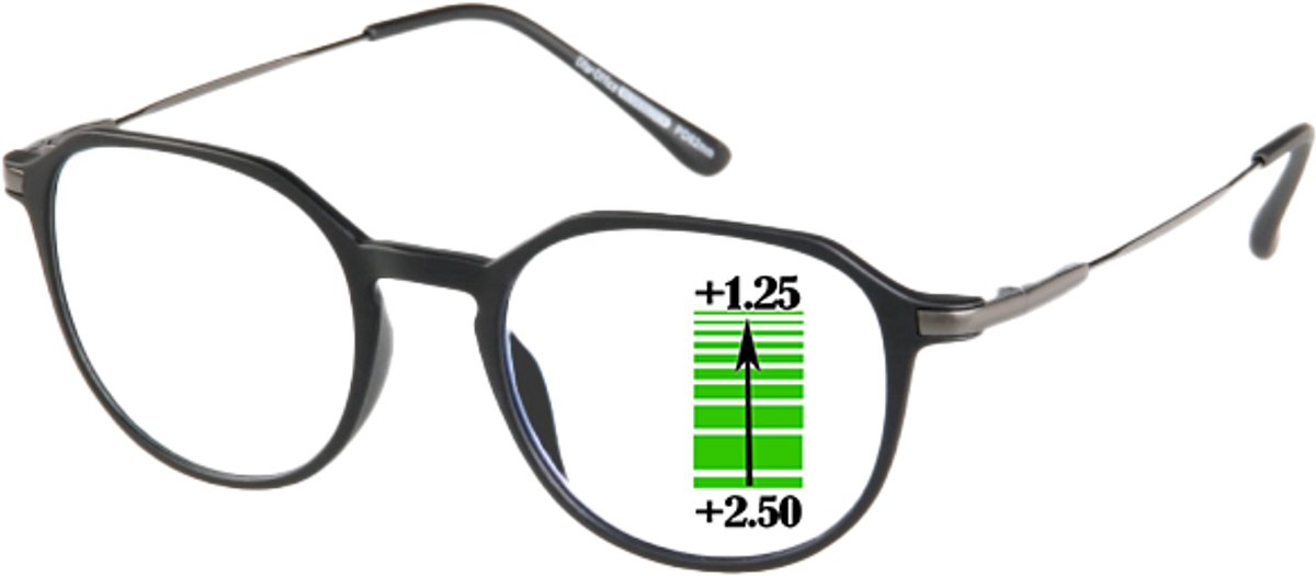 Leesbril Ofar Office Multifocaal CF0004A- Zwart -+2.50