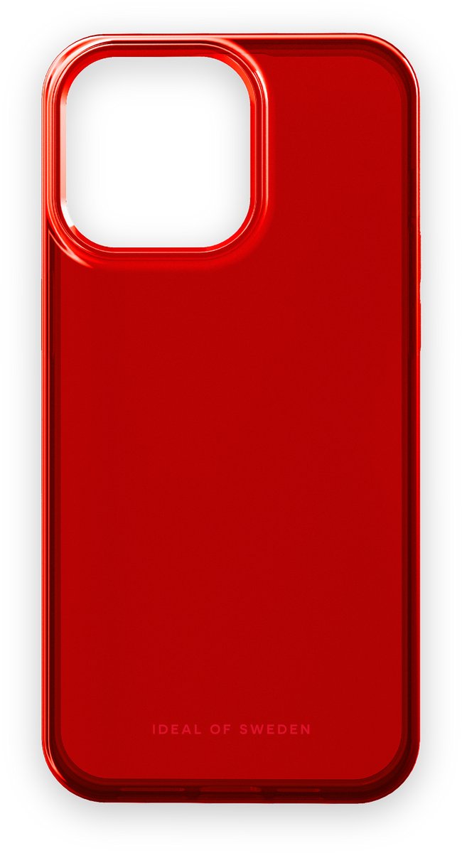 iDeal of Sweden Clear Case Mid geschikt voor Apple iPhone 15 Pro Max Radiant Red