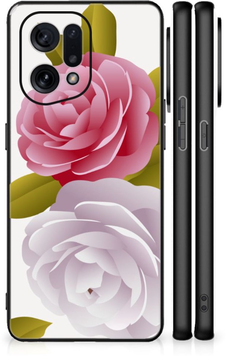 OPPO Find X5 Bloemen Hoesje Roses