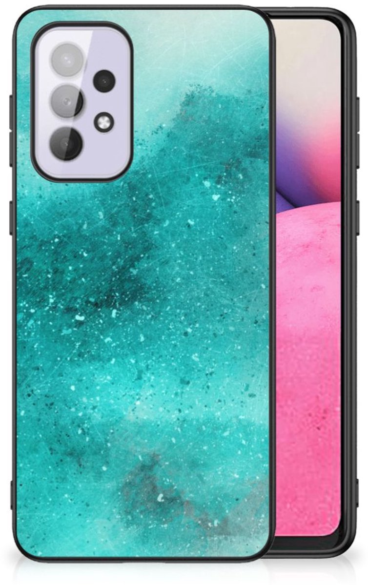 Kleurrijke Telefoonhoesje Samsung Galaxy A33 5G Painting Blue