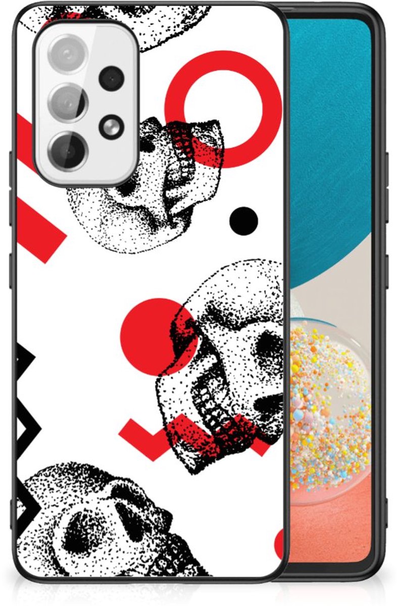 Telefoonhoesje Samsung Galaxy A53 Skull Red