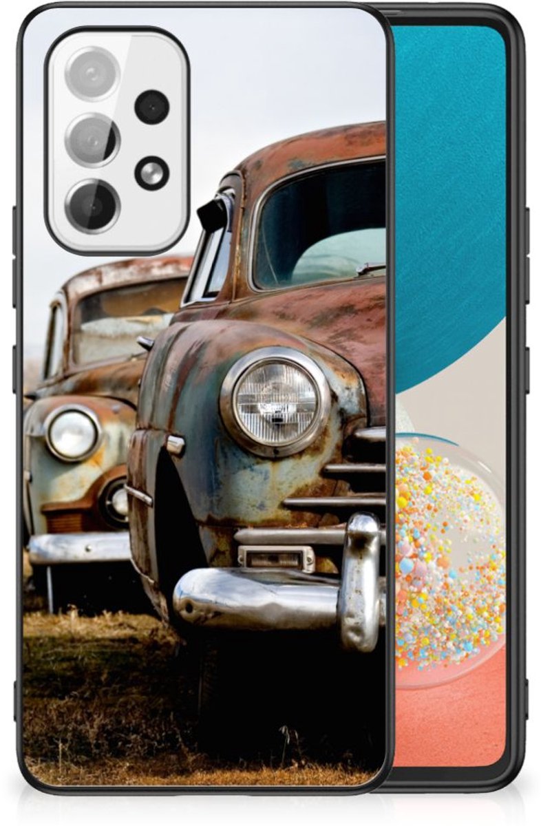 Samsung Galaxy A53 Silicone Back Case Vintage Auto