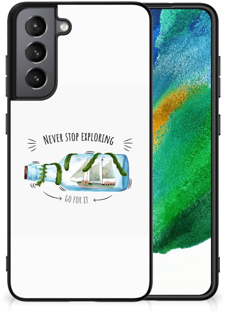 Samsung Galaxy S21FE Hoesje Boho Bottle