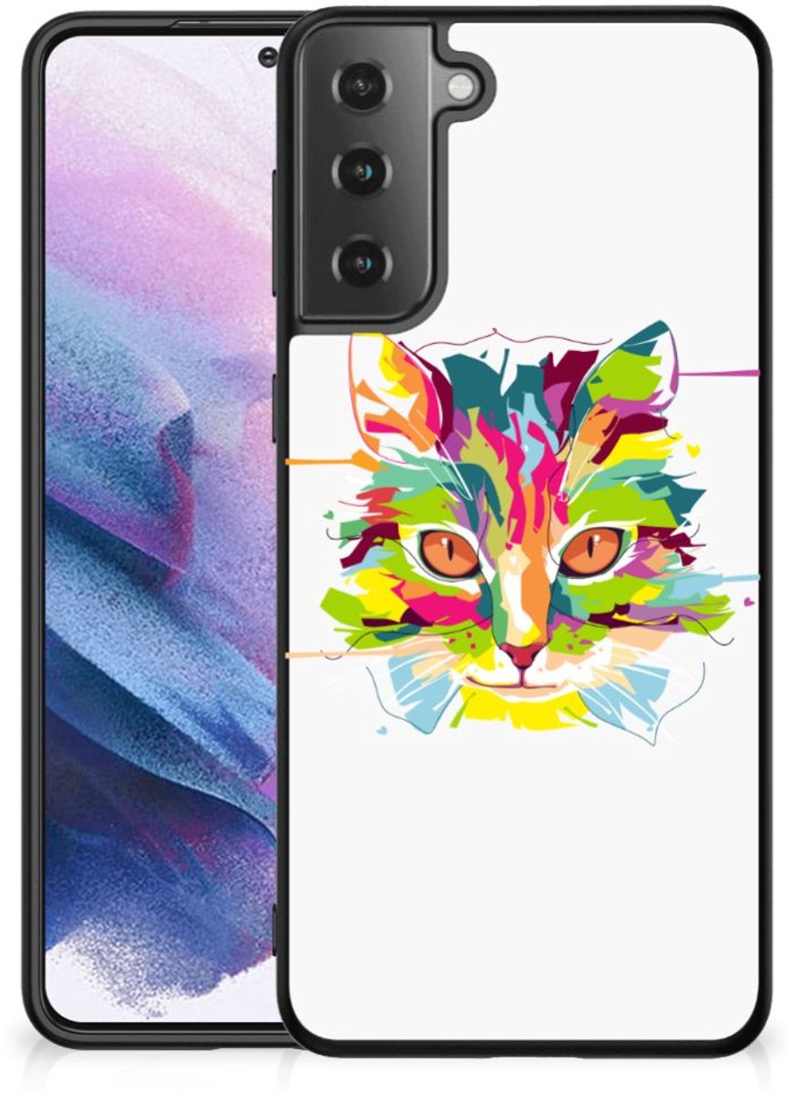 Samsung Galaxy S21 Plus Hoesje Cat Color