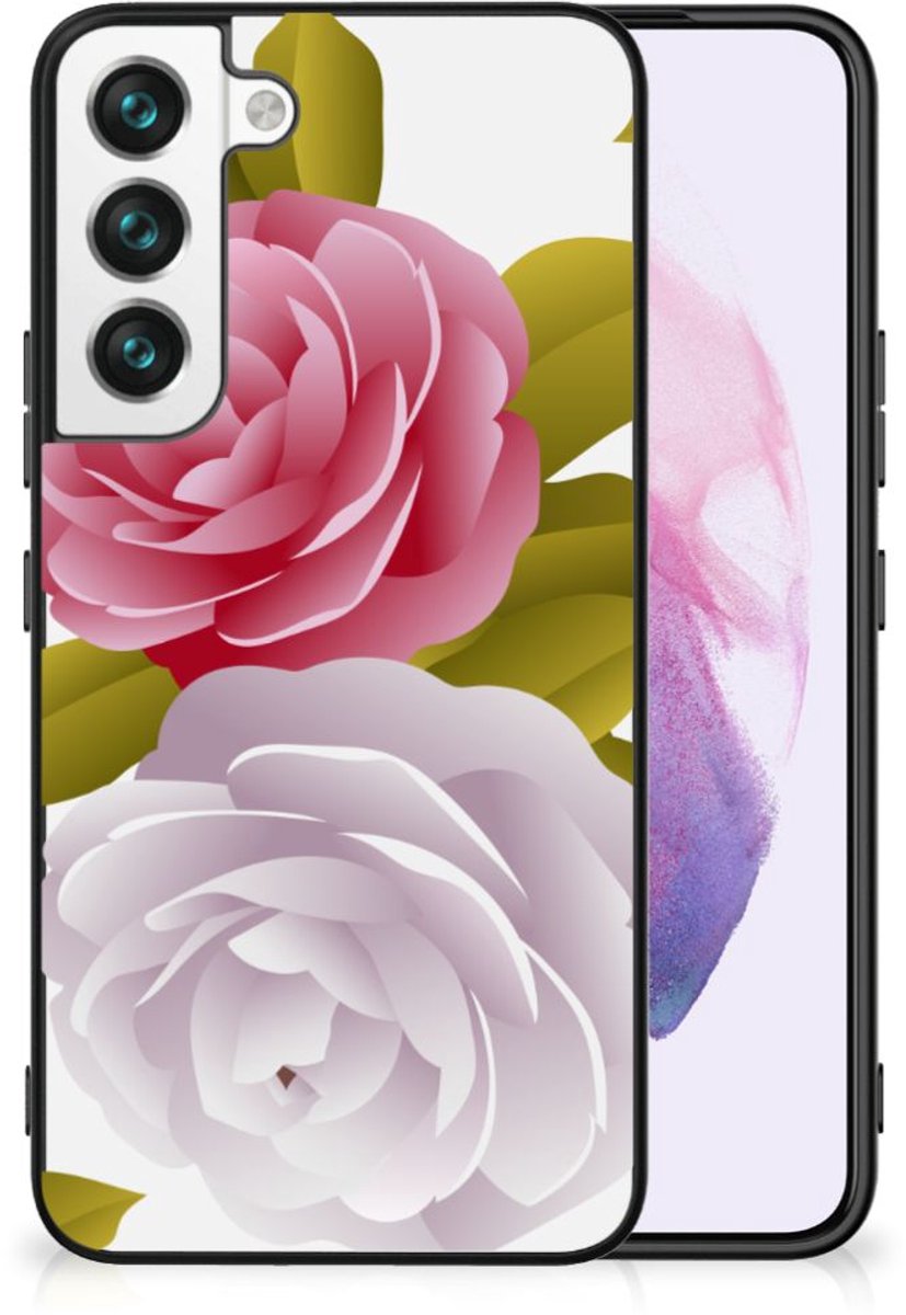 Samsung Galaxy S22 Bloemen Hoesje Roses