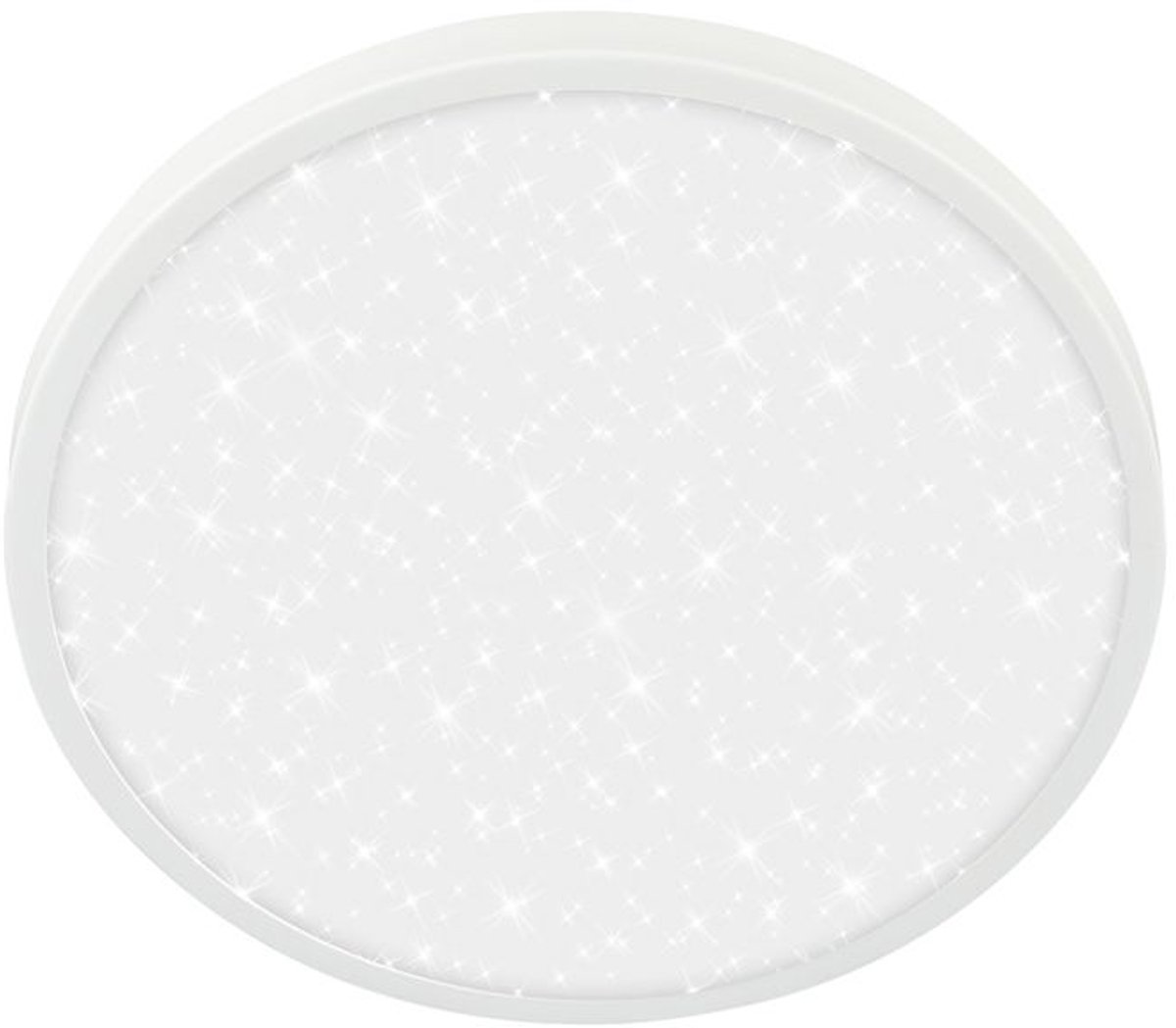 BRILONER Competo – LED Plafondlamp – neutral wit licht – met ster decor – woonkamerlamp met decoratieve rand – Ø24cm