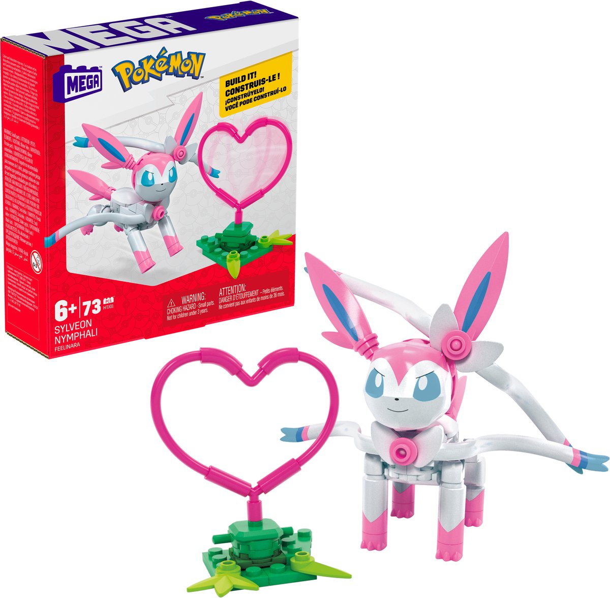 MEGA Pokémon Sylveon, Bouwpakket, 6 jaar, Kunststof, 73 stuk(s), 350 g