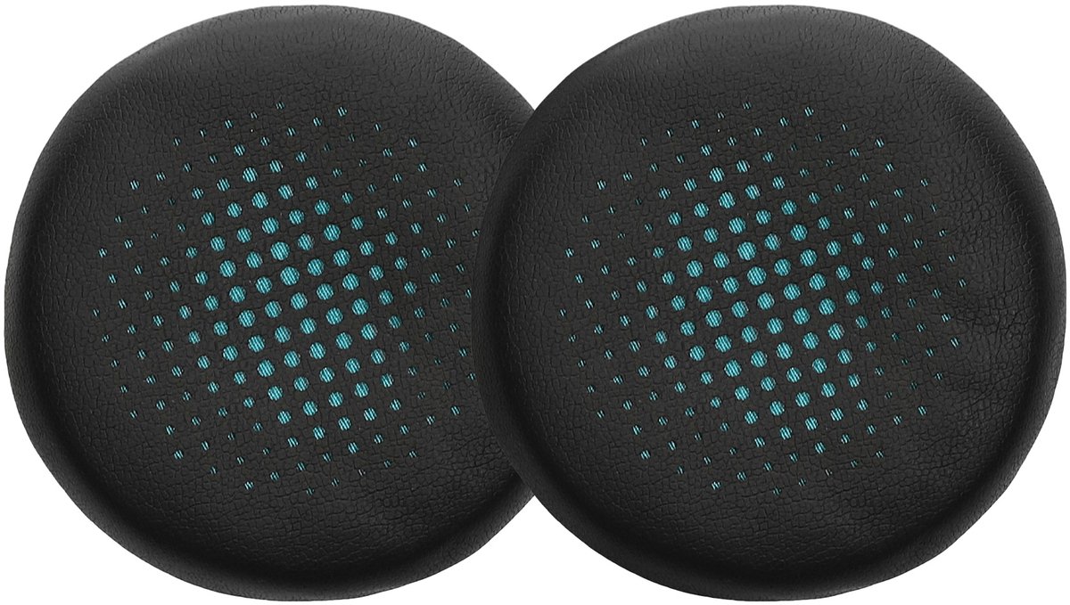 kwmobile 2x oorkussens geschikt voor Jlab Go Work Gen 2 - Earpads voor koptelefoon in zwart