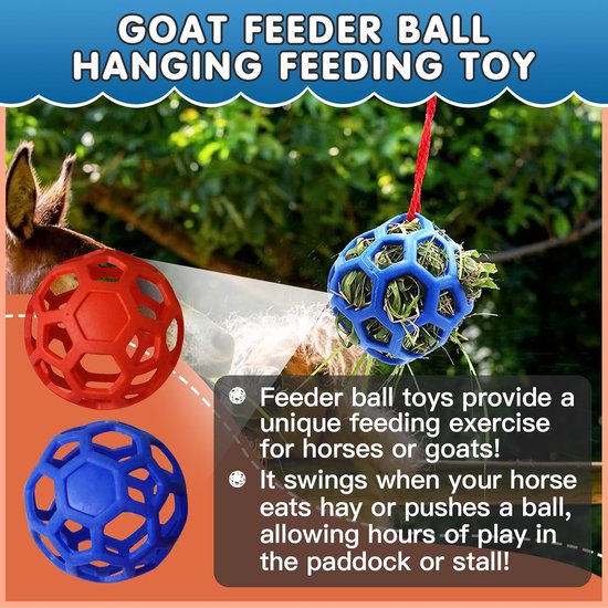 Distributeur de Foin Boule pour Chevaux | Distributeur De Carottes À